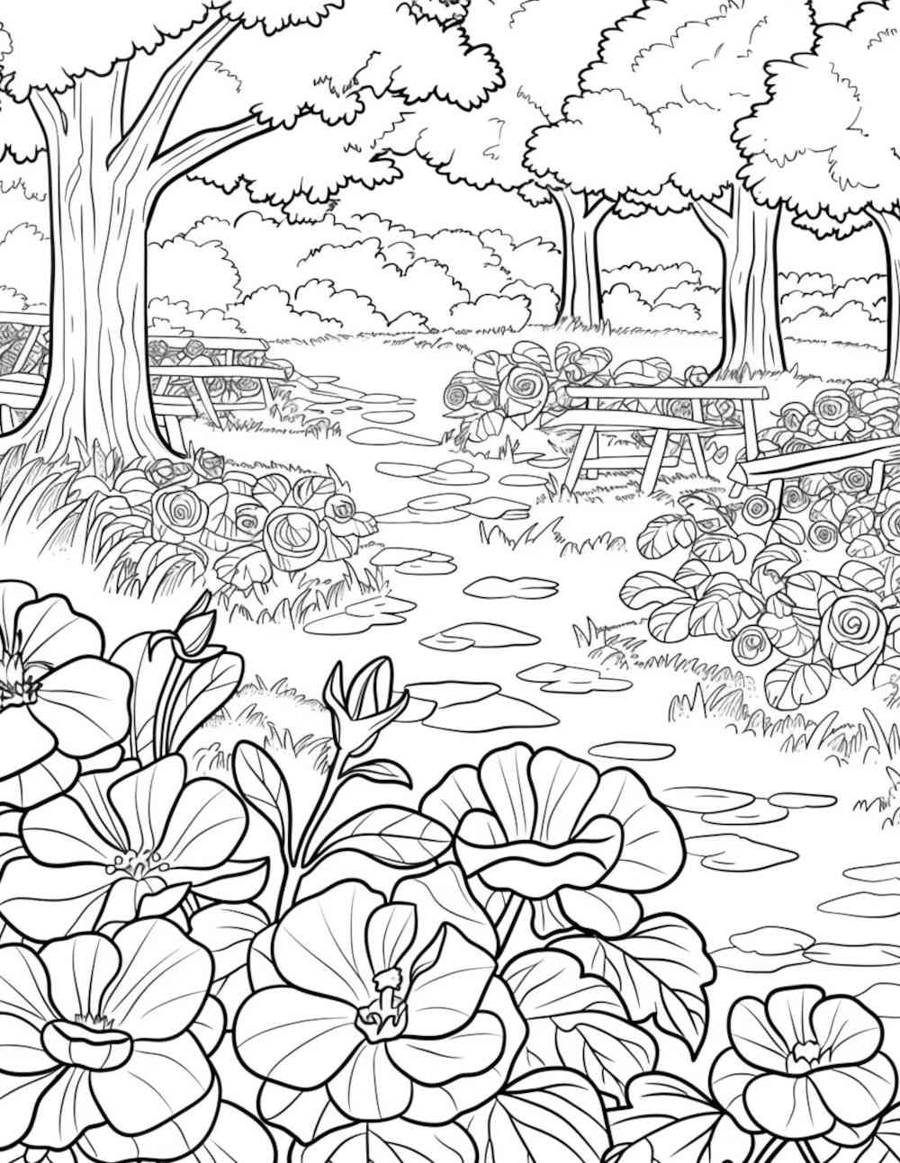 Friendly Flowers Sample Page 2