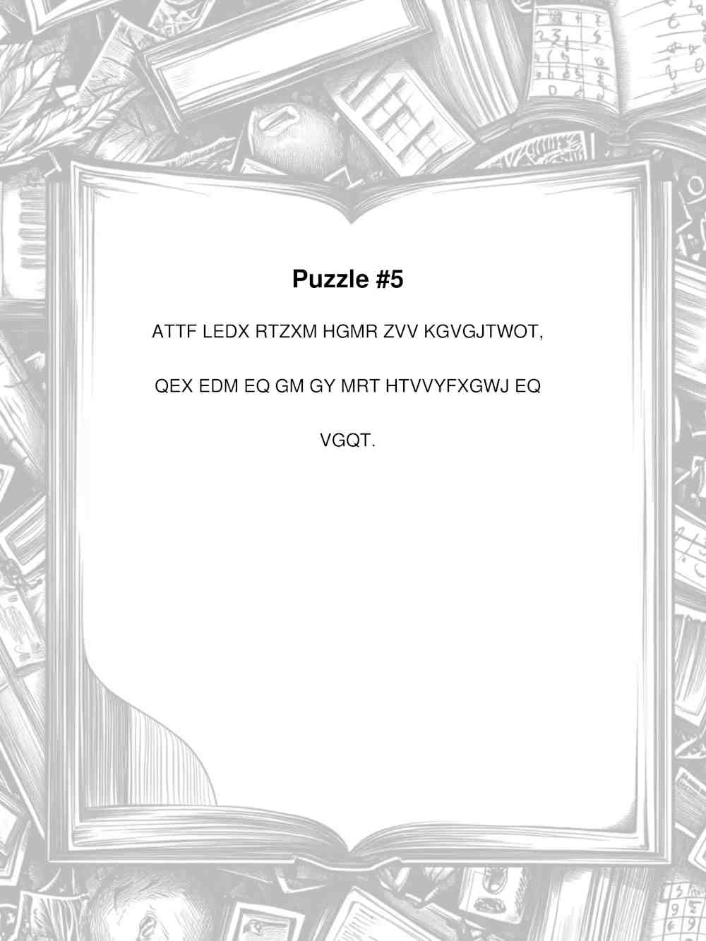WEB Bible Verse Cryptograms Sample Page 2